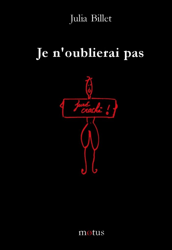 Couverture du livre « Je n'oublierai pas », librairie Les Contes Infusés à Corte