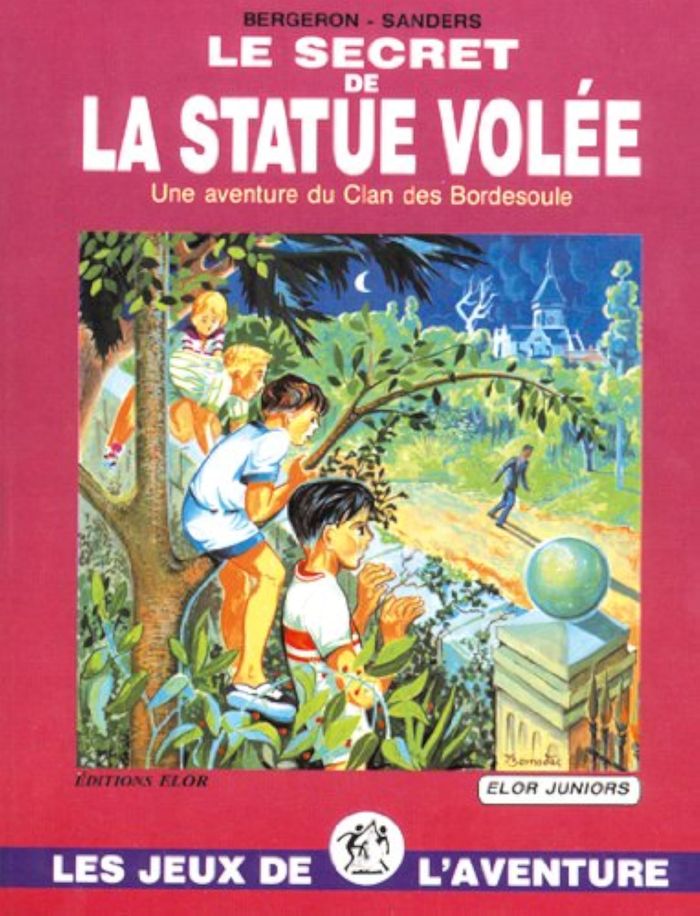 Couverture du livre « LE SECRET DE LA STATUE VOLEE - JDA 03 » de Bergeron (francis), librairie Les Contes Infusés à Corte