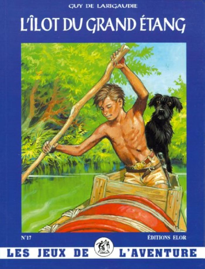 Couverture du livre « L'ILOT DU GRAND ETANG - JDA 17 » de (guy De) Larigaudie, librairie Les Contes Infusés à Corte