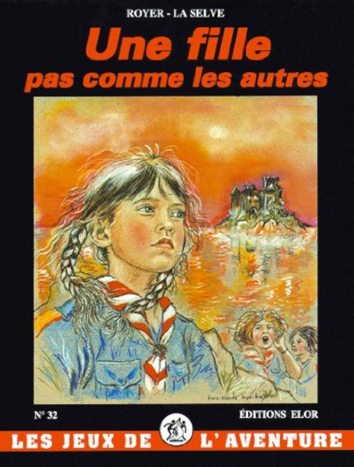 Couverture du livre « UNE FILLE PAS COMME LES AUTRES - JDA 32 » de Royer (jacqueline), librairie Les Contes Infusés à Corte