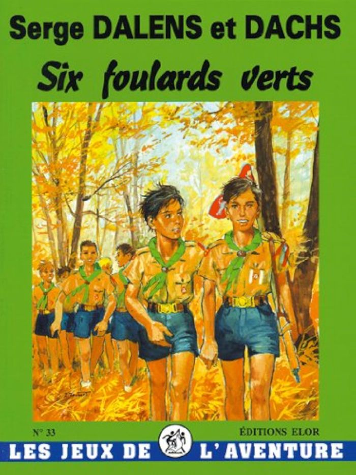 Couverture du livre « SIX FOULARDS VERTS - JDA 33 », librairie Les Contes Infusés à Corte