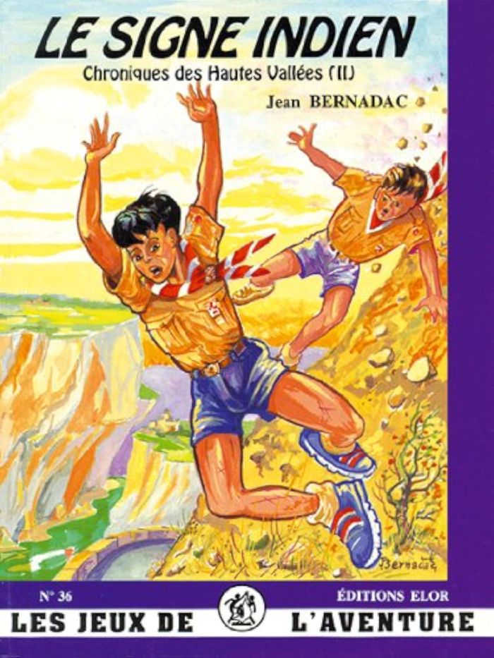 Couverture du livre « LE SIGNE INDIEN - JDA 36 » de Bernadac (jean), librairie Les Contes Infusés à Corte