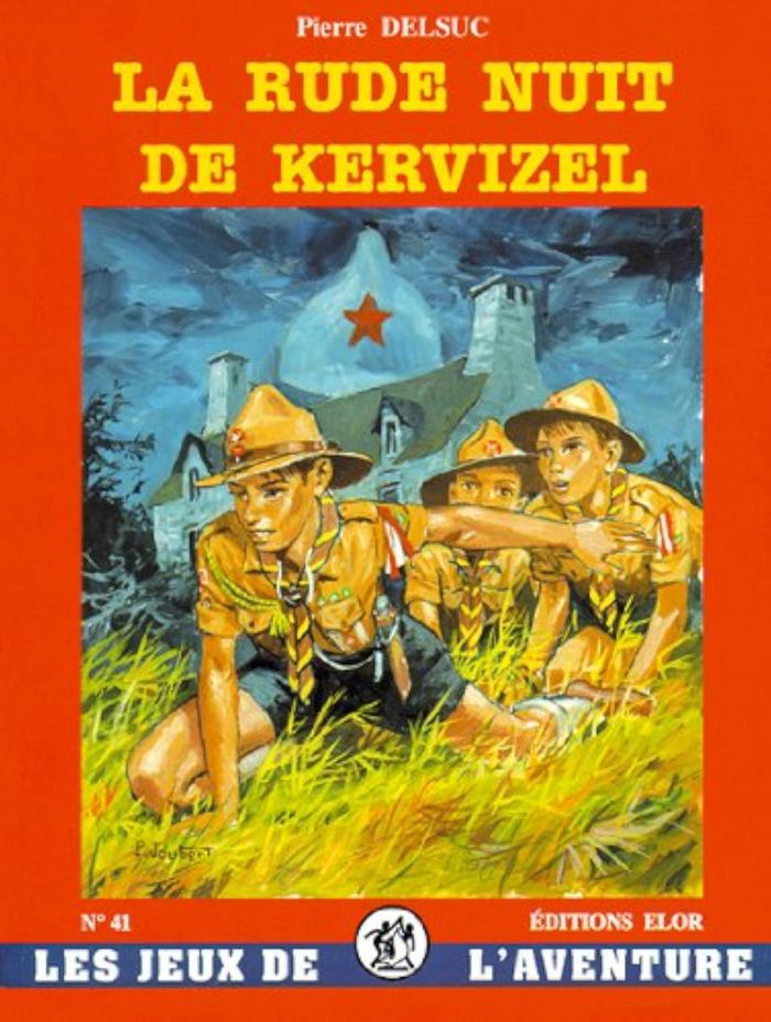 Couverture du livre « LA RUDE NUIT DE KERVIZEL - JDA 41 » de Delsuc (pierre), librairie Les Contes Infusés à Corte