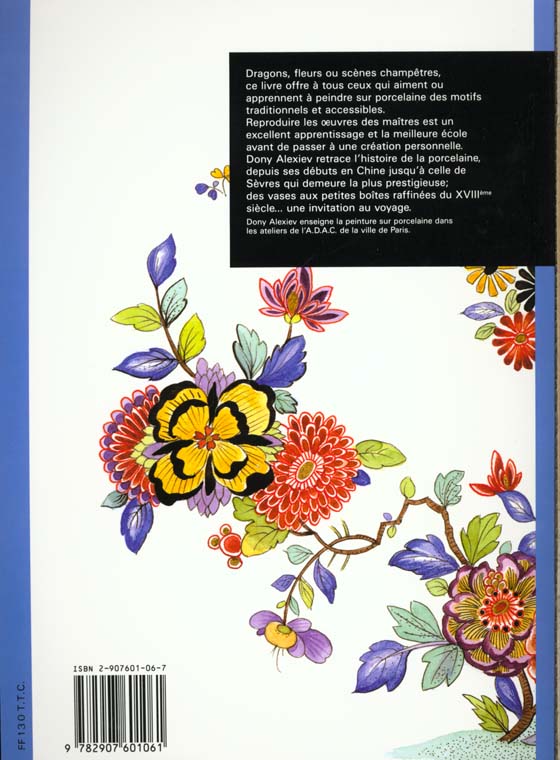 Quatrième de couverture de « MOTIFS SUR PORCELAINE »