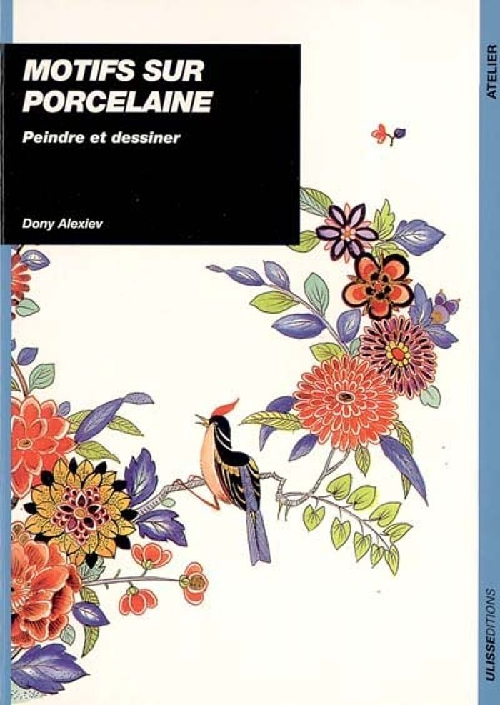 Couverture du livre « MOTIFS SUR PORCELAINE », librairie Les Contes Infusés à Corte