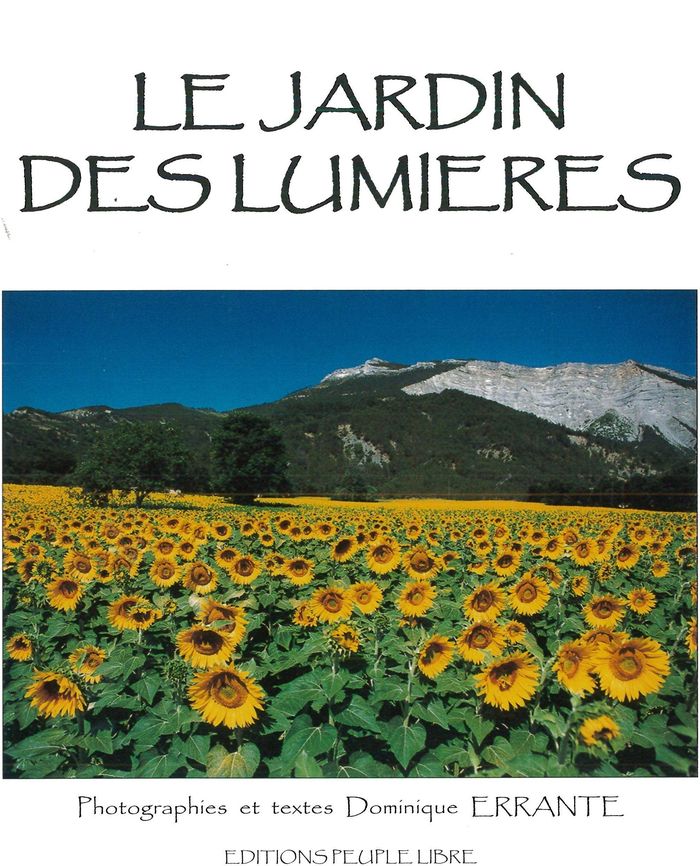 Couverture du livre « LE JARDIN DES LUMIERES », librairie Les Contes Infusés à Corte