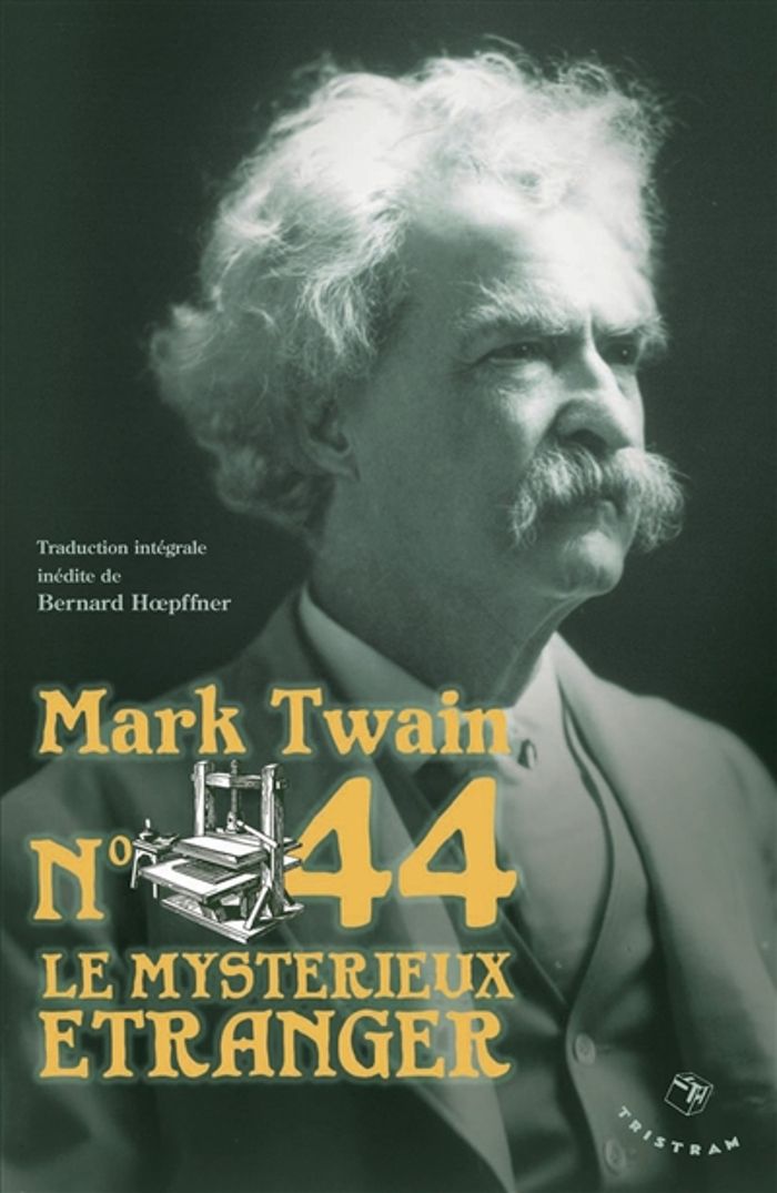 Couverture du livre « N° 44, le mystérieux étranger : un conte ancien trouvé dans une cruche et traduit librement de cette cruche », librairie Les Contes Infusés à Corte
