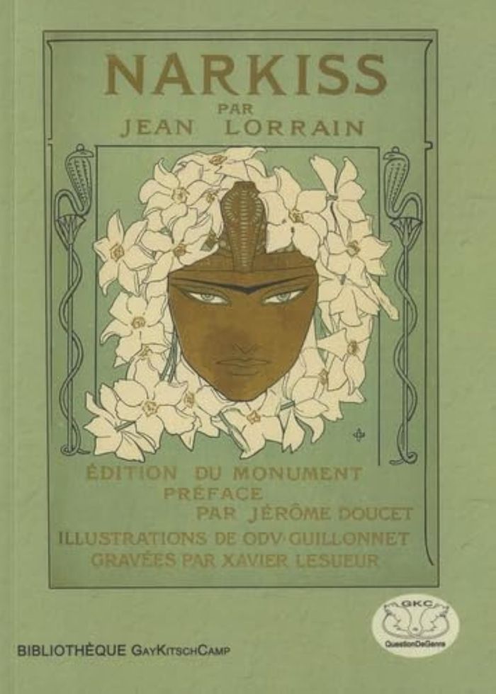 Couverture du livre « JEAN LORRAIN, NARKISS REED. ED. DU MONUMENT ILLUSTRE PAR GUILLONNET (1908) », librairie Les Contes Infusés à Corte