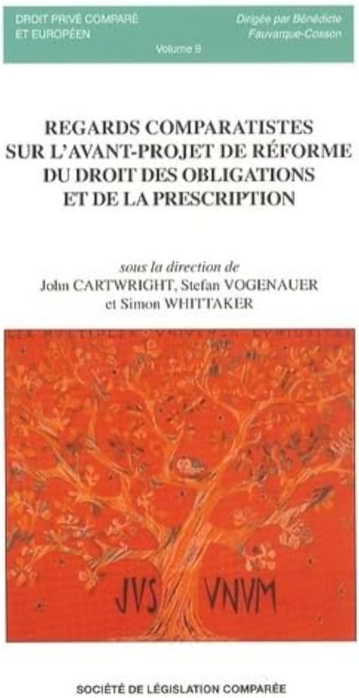 Couverture du livre « REGARDS COMPARATISTES SUR L'AVANT-PROJET DE REFORME DU DROIT DES OBLIGATIONS ET - SOUS LA DIRECTION » de Pierre Catala, librairie Les Contes Infusés à Corte