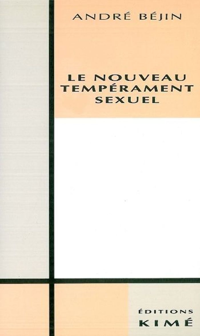 Couverture du livre « LE NOUVEAU TEMPERAMENT SEXUEL », librairie Les Contes Infusés à Corte