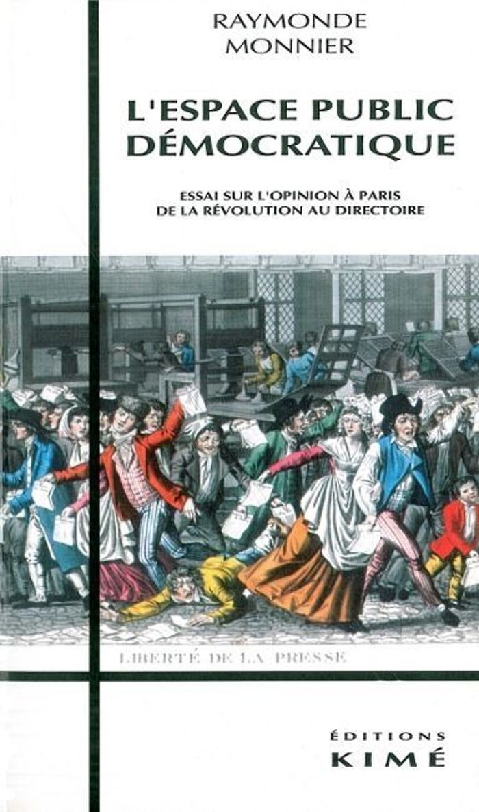 Couverture du livre « L' ESPACE PUBLIC DEMOCRATIQUE », librairie Les Contes Infusés à Corte
