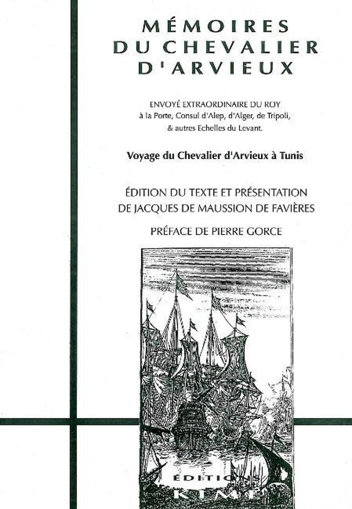 Couverture du livre « MEMOIRES DU CHEVALIER D'ARVIEUX », librairie Les Contes Infusés à Corte