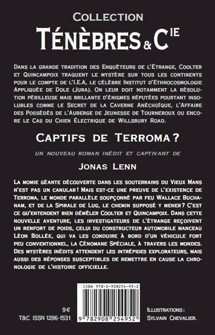 Quatrième de couverture de « CAPTIFS DE TERROMA ? »