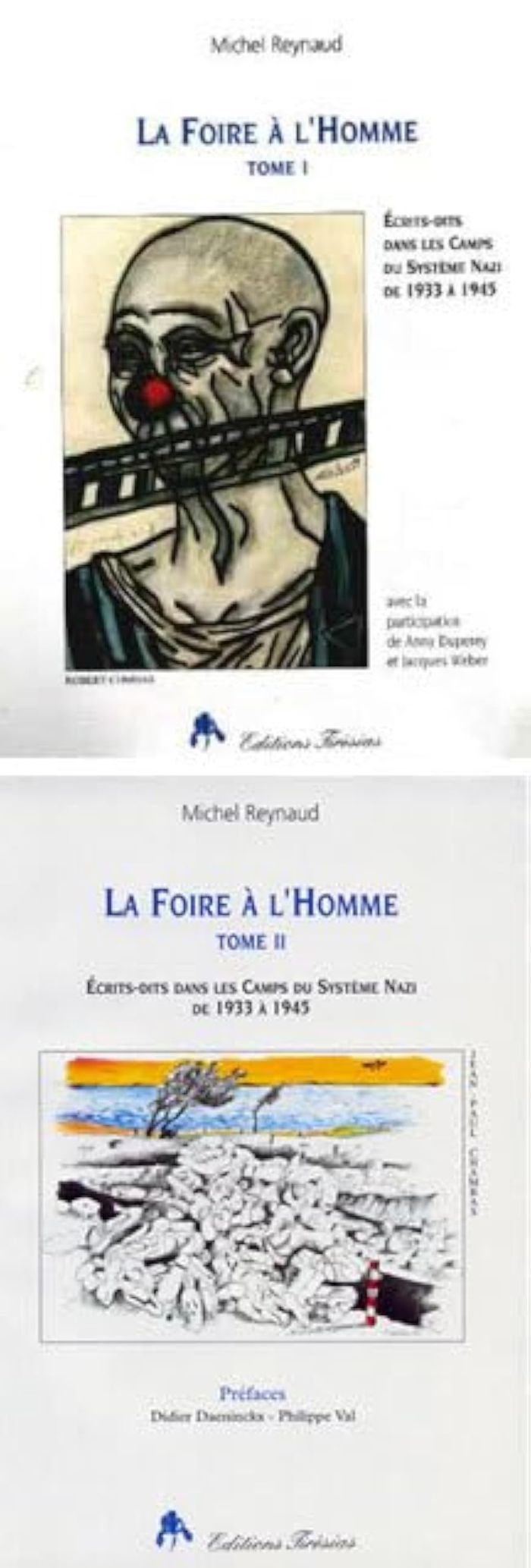Couverture du livre « LA FOIRE A L'HOMME TOME 1 ET 2 » de Michel Reynaud, librairie Les Contes Infusés à Corte