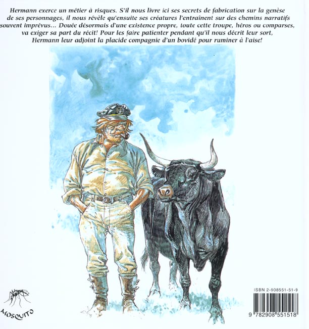 Quatrième de couverture de « HEROS & BOVINS »