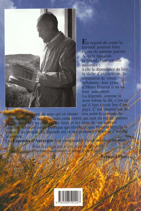 Quatrième de couverture de « LEGENDES D'AUVERGNE »