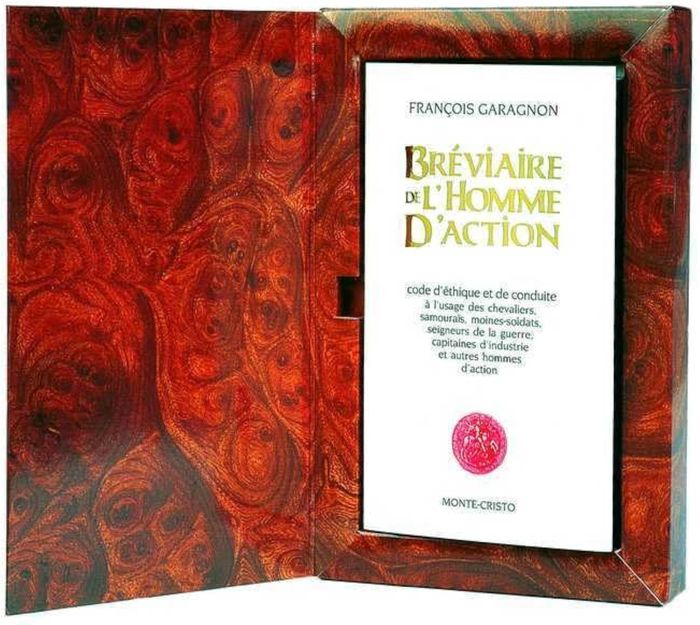 Couverture du livre « BREVIAIRE DE L'HOMME D'ACTION - COFFRET LUXE », librairie Les Contes Infusés à Corte