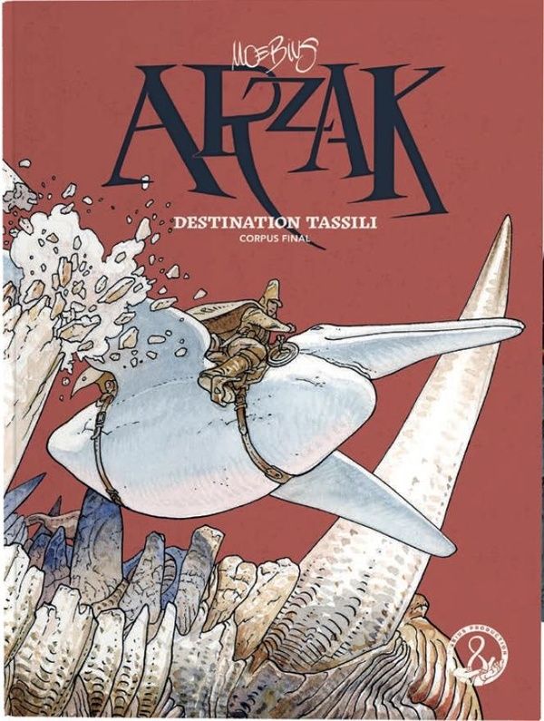 Couverture du livre « Arzak : destination Tassili » de Moebius, librairie Les Contes Infusés à Corte
