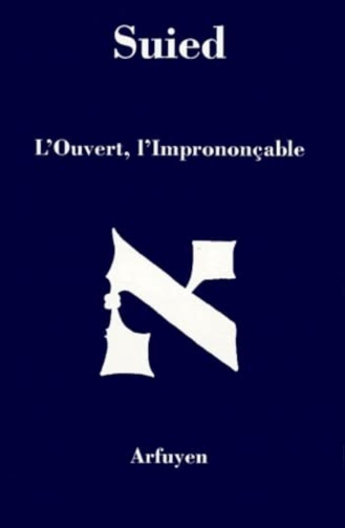 Couverture du livre « OUVERT L'IMPRONONCABLE (L) » de A Suied, librairie Les Contes Infusés à Corte