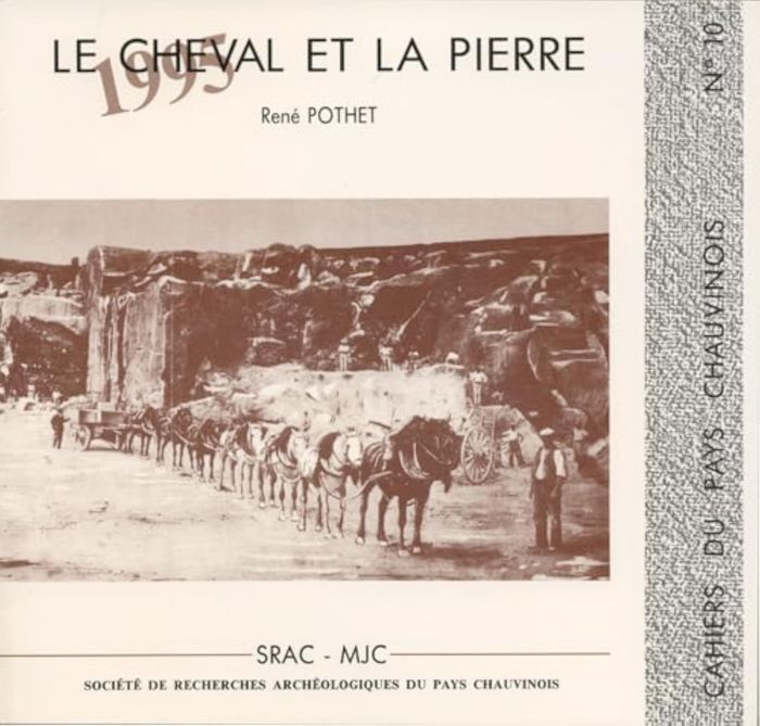 Couverture du livre « LE CHEVAL ET LA PIERRE » de Pothet Rene, librairie Les Contes Infusés à Corte