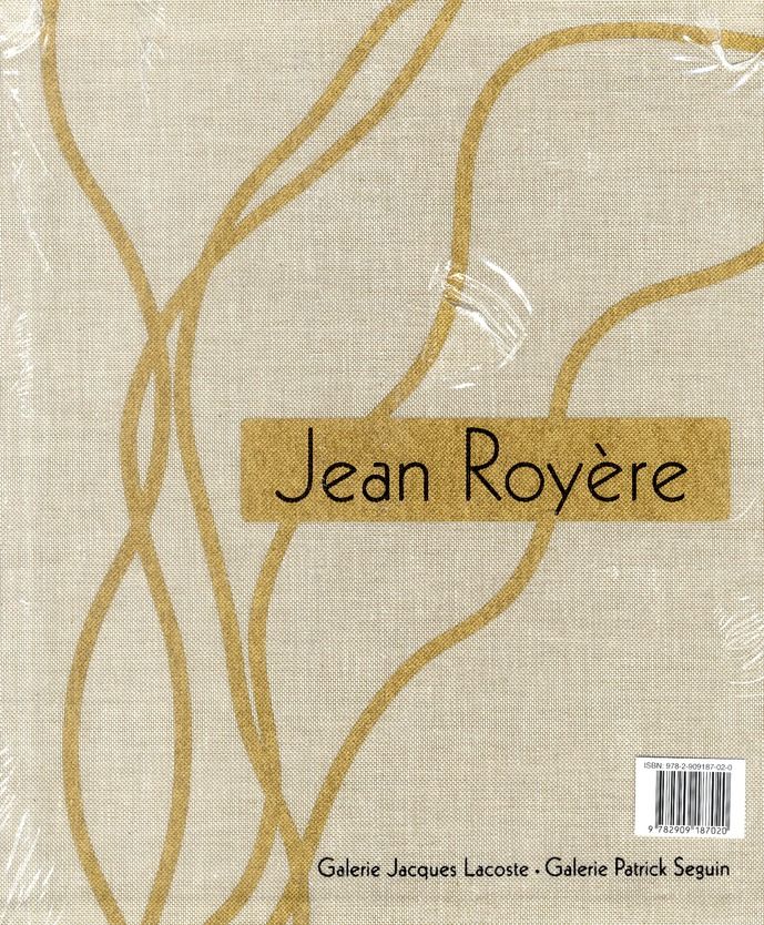 Quatrième de couverture de « JEAN ROYERE »
