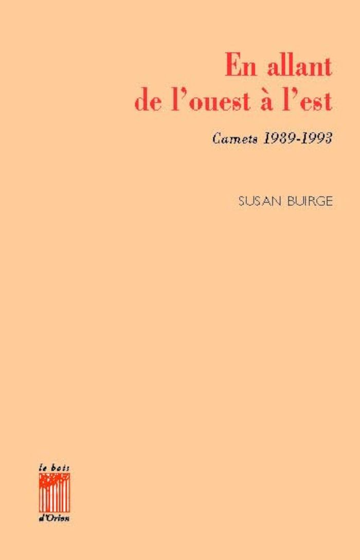 Couverture du livre « EN ALLANT DE L'OUEST A L'EST » de Susan Buirge, librairie Les Contes Infusés à Corte