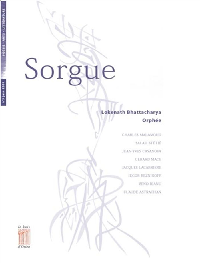 Couverture du livre « N*3 SORGUE », librairie Les Contes Infusés à Corte