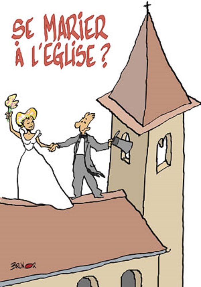 Couverture du livre « SE MARIER A L'EGLISE ? » de Huot De Longchamp Ma, librairie Les Contes Infusés à Corte