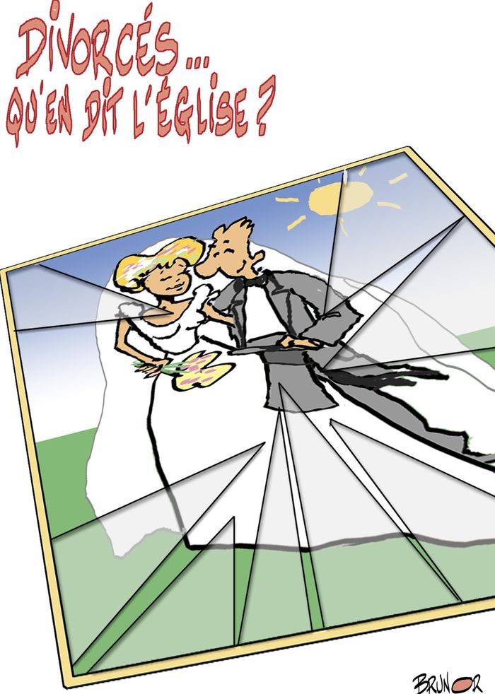 Couverture du livre « DIVORCES QU' EN DIT L'EGLISE ? » de Huot De Longchamp Ma, librairie Les Contes Infusés à Corte
