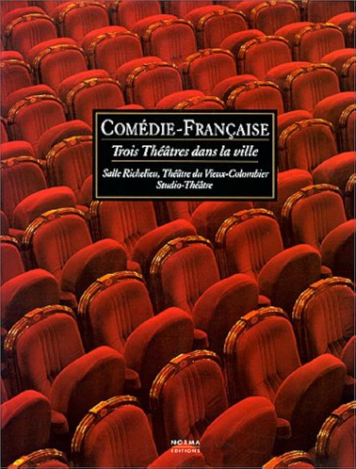 Couverture du livre « COMEDIE-FRANCAISE TROIS THEATRES DANS LA VILLE » de Collectif, librairie Les Contes Infusés à Corte
