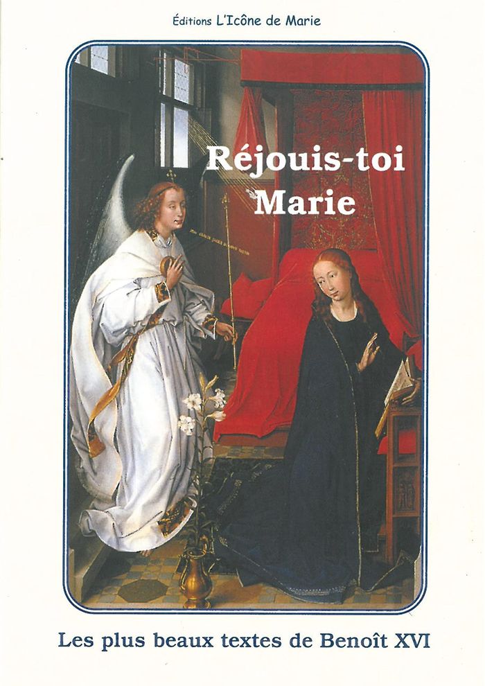 Couverture du livre « REJOUIS-TOI MARIE (L.E. 14) » de Benoit Xvi, librairie Les Contes Infusés à Corte