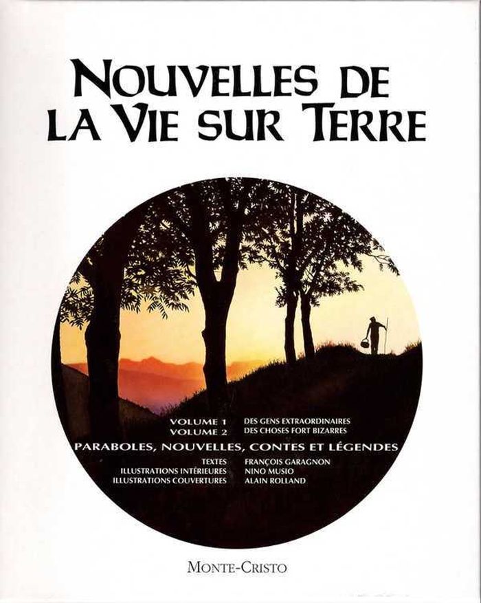 Couverture du livre « NOUVELLES DE LA VIE SUR TERRE - COFFRET LUXE 2 VOLUMES » de Francois Garagnon, librairie Les Contes Infusés à Corte