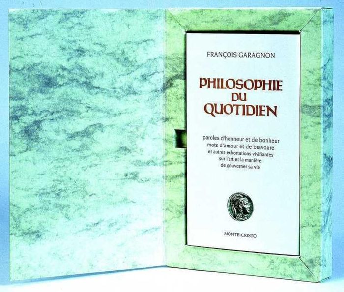 Couverture du livre « PHILOSOPHIE DU QUOTIDIEN » de Francois Garagnon, librairie Les Contes Infusés à Corte