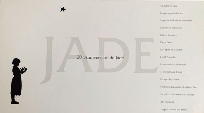 Couverture du livre « COFFRET JADE 20EME ANNIVERSAIRE », librairie Les Contes Infusés à Corte