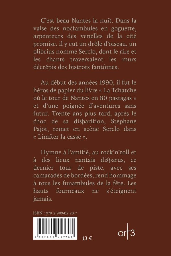 Quatrième de couverture de « Limiter la casse »
