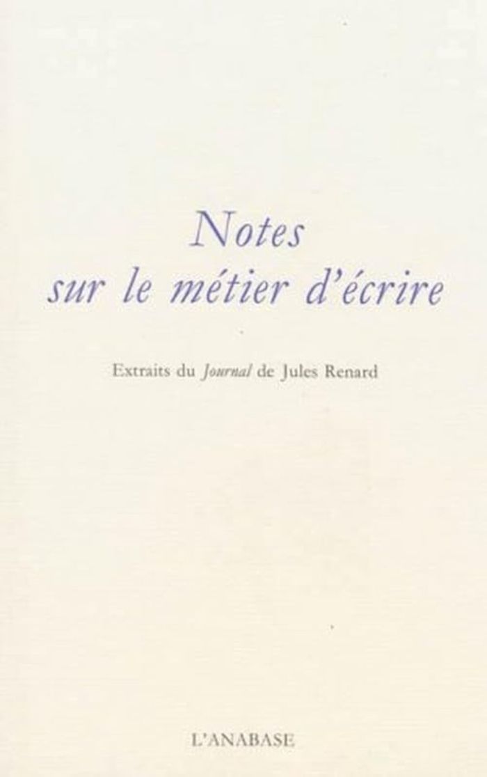 Couverture du livre « NOTES SUR LE METIER D ECRIRE », librairie Les Contes Infusés à Corte