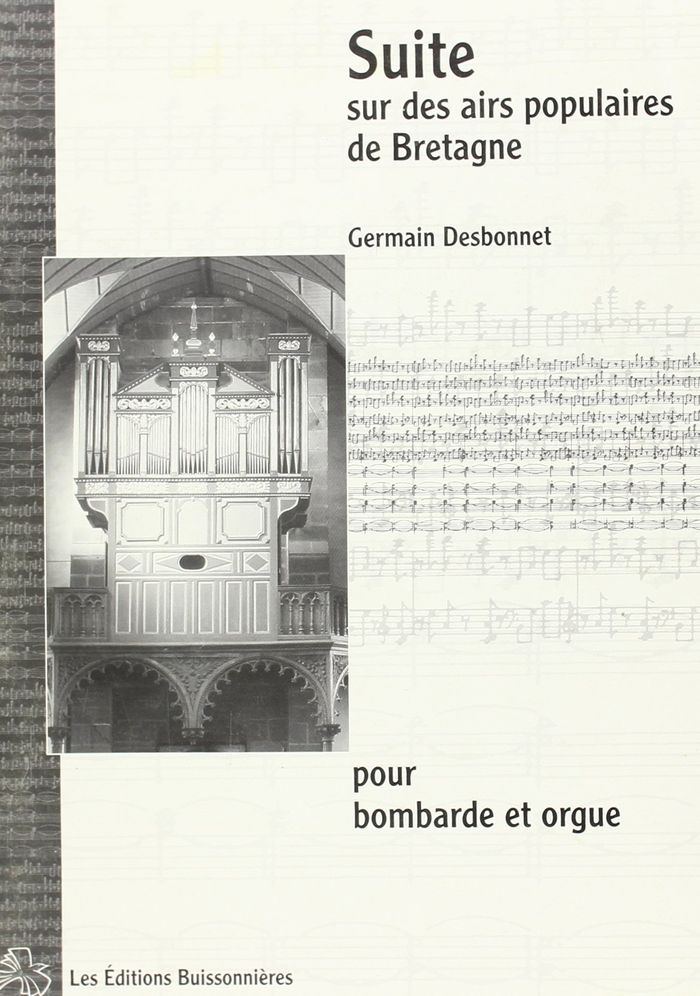 Couverture du livre « SUITE SUR DES AIRS POPULAIRES DE BZH » de Germain Desbonnet, librairie Les Contes Infusés à Corte