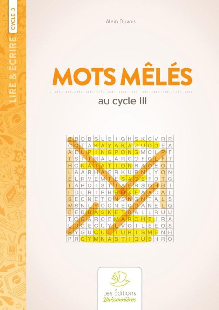 Couverture du livre « MOTS MELES AU CYCLE III » de Alain Duvois, librairie Les Contes Infusés à Corte