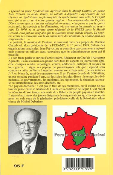 Quatrième de couverture de « LE PAYSAN DECHAINE : DEUX SIECLES DE LUTTE POUR LA DIGNITE »