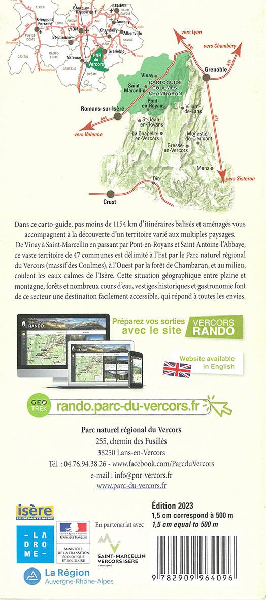 Quatrième de couverture de « DES COULMES AUX CHAMBARAN CARTOGUIDE »