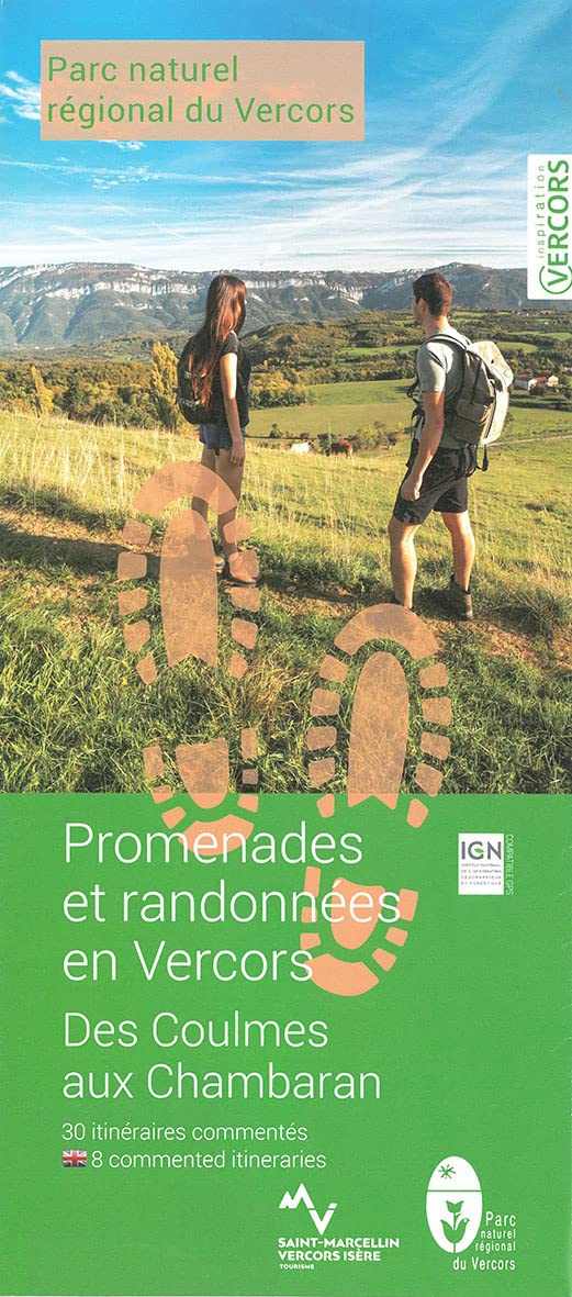 Couverture du livre « DES COULMES AUX CHAMBARAN CARTOGUIDE » de Xxx, librairie Les Contes Infusés à Corte