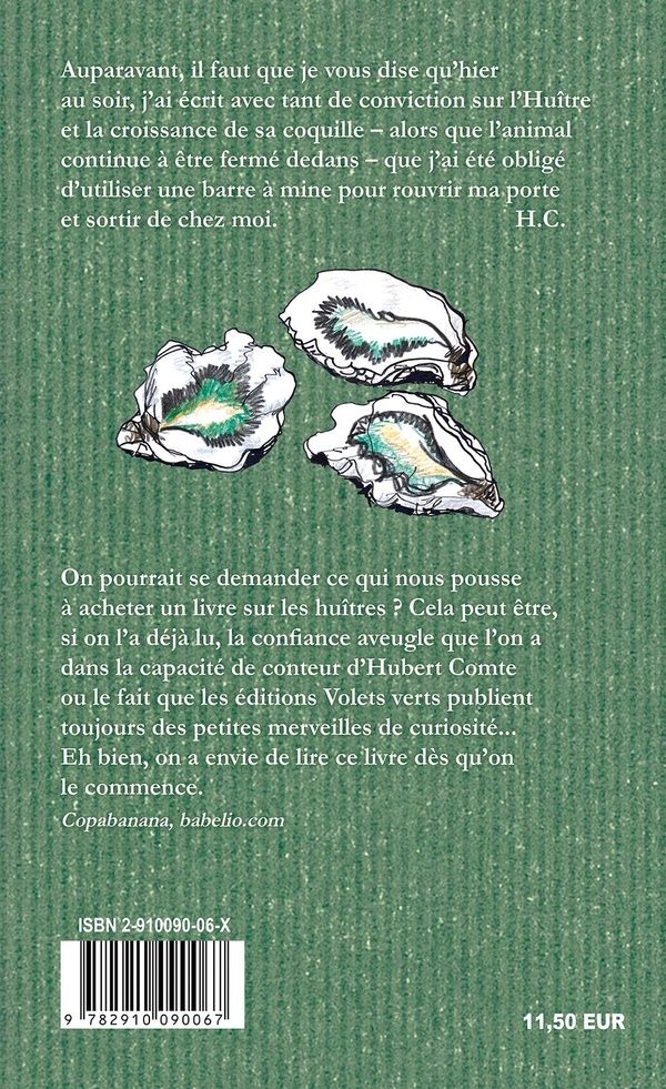 Quatrième de couverture de « HUITRE (L') »