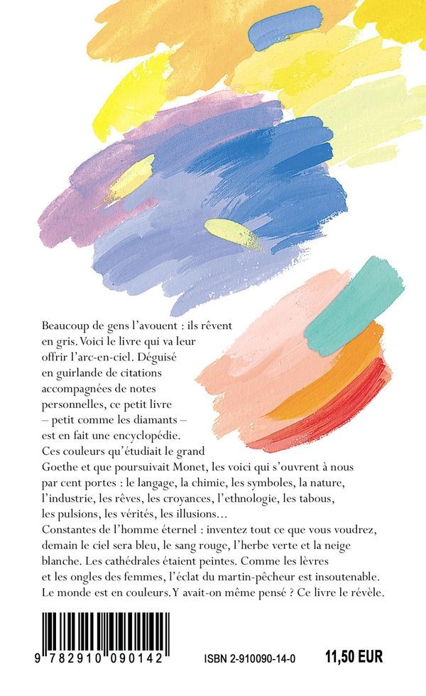 Quatrième de couverture de « COULEURS (LES) »