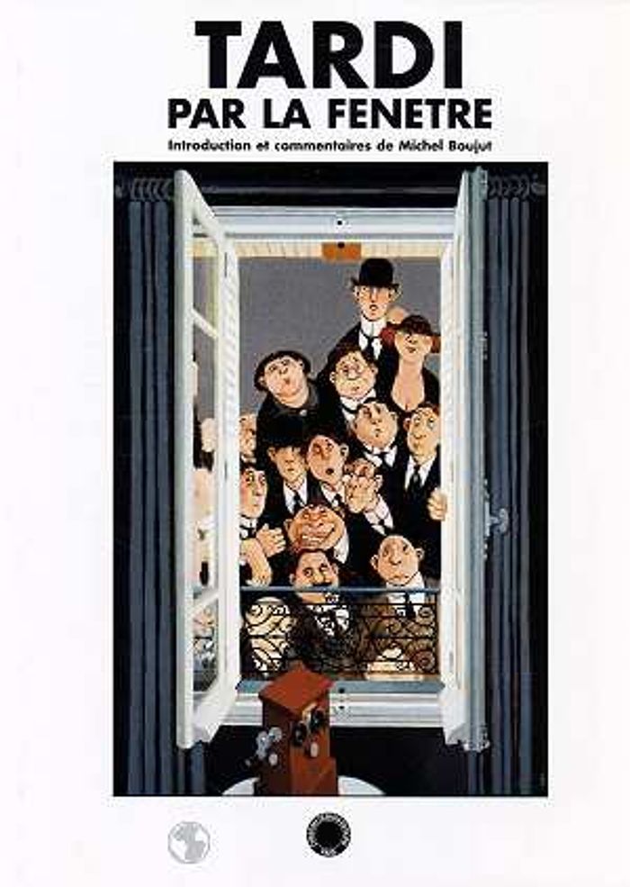 Couverture du livre « TARDI PAR LA FENETRE - AUTOUR DE LA BANDE DESSINEE » de Boujut/tardi, librairie Les Contes Infusés à Corte