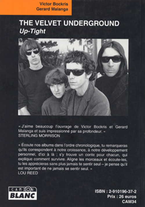 Quatrième de couverture de « THE VELVET UNDERGROUND UP-TIGHT »