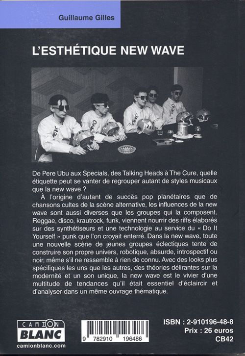 Quatrième de couverture de « L'ESTHETIQUE NEW WAVE »