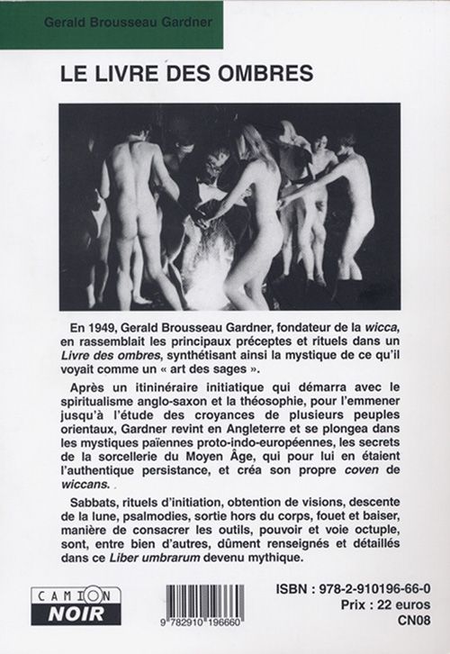 Quatrième de couverture de « LE LIVRE DES OMBRES »
