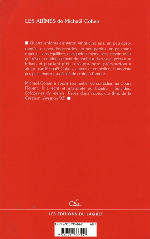 Quatrième de couverture de « LES ABIMES »