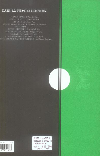 Quatrième de couverture de « PLUSIEURS LIEVRES A LA FOIS »