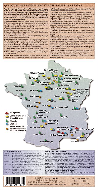 Quatrième de couverture de « BREVE HISTOIRE DES ORDRES RELIGIEUX MILITAIRES, HOSPITALIERS, TEMPLIERS, TEUTONIQUES... »